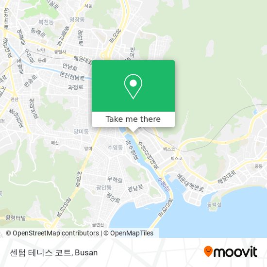 센텀 테니스 코트 map