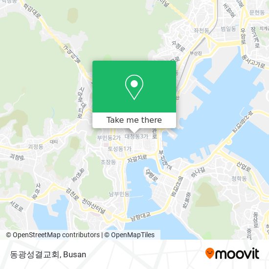 동광성결교회 map