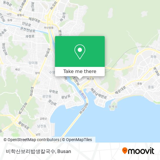 비학산보리밥생칼국수 map