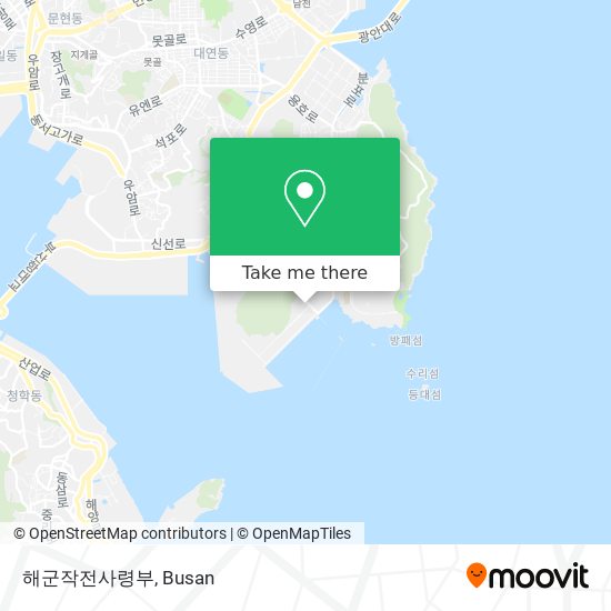 해군작전사령부 map