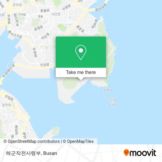해군작전사령부 map