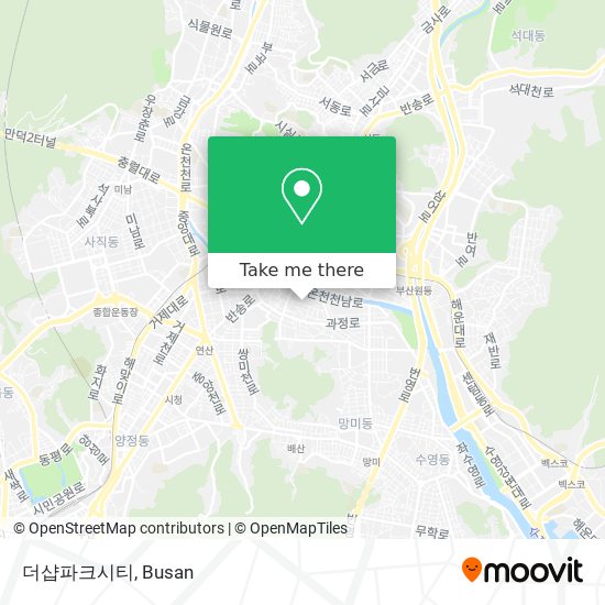 더샵파크시티 map