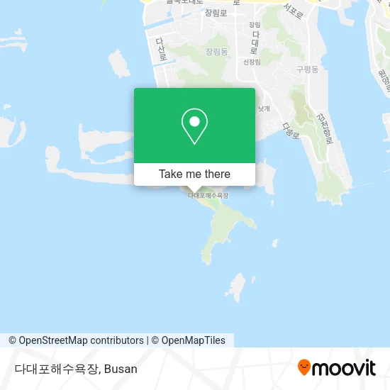 다대포해수욕장 map