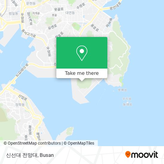 신선대 전망대 map