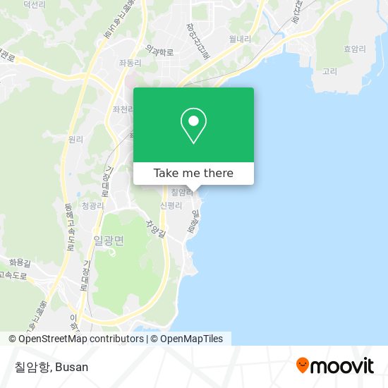 칠암항 map