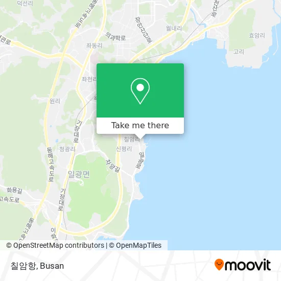 칠암항 map