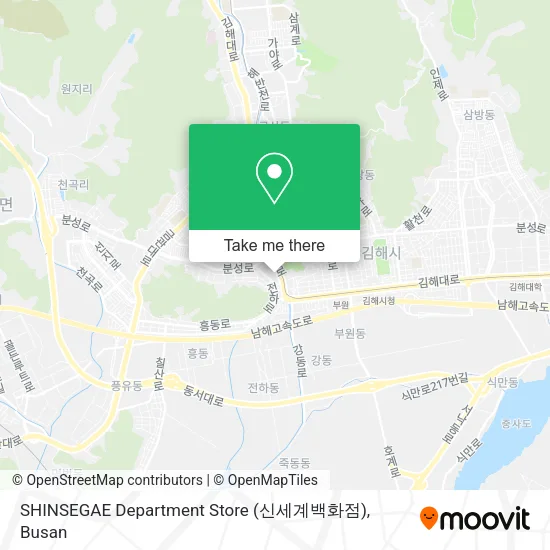 SHINSEGAE Department Store (신세계백화점) map
