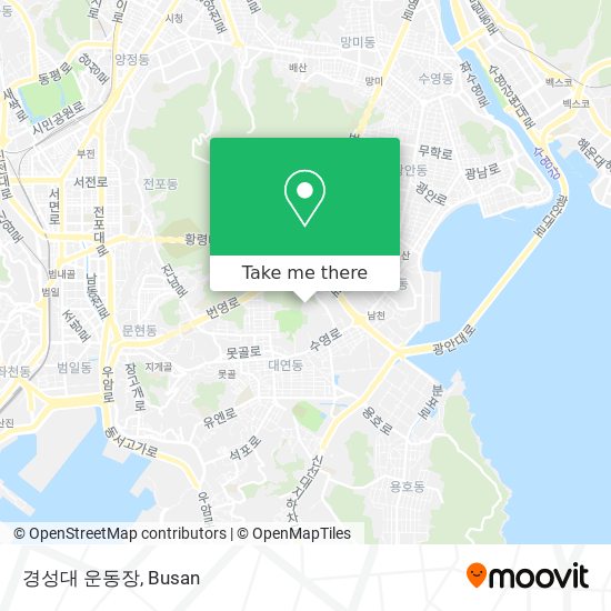 경성대 운동장 map