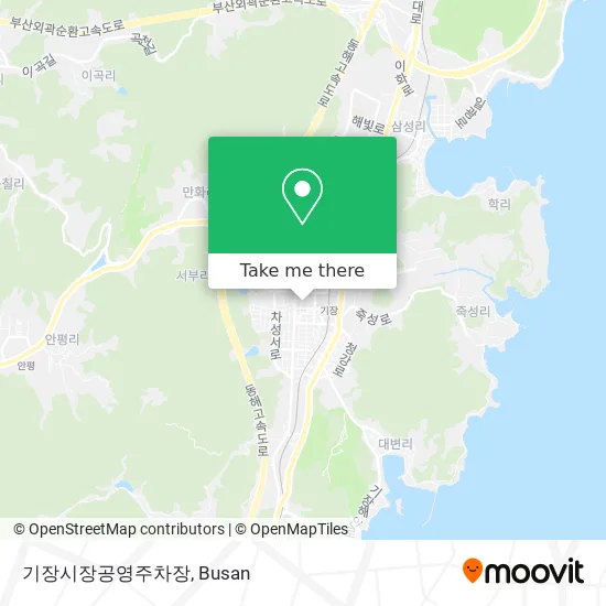 기장시장공영주차장 map