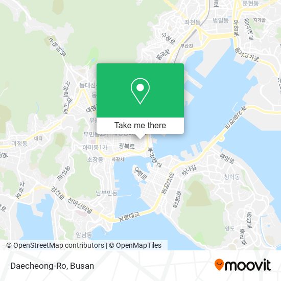 Daecheong-Ro map