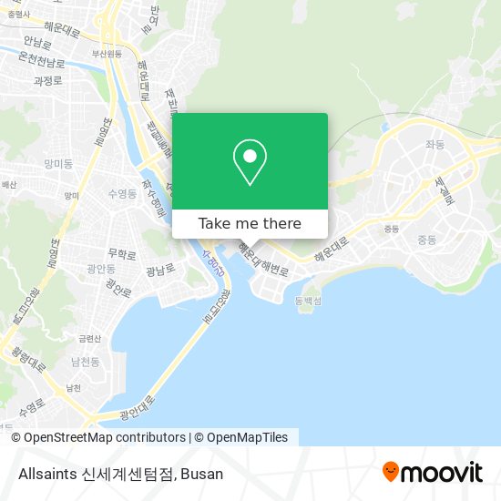 Allsaints 신세계센텀점 map