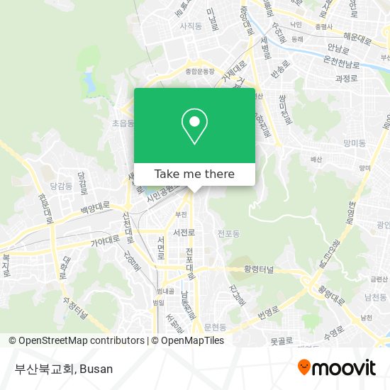 부산북교회 map