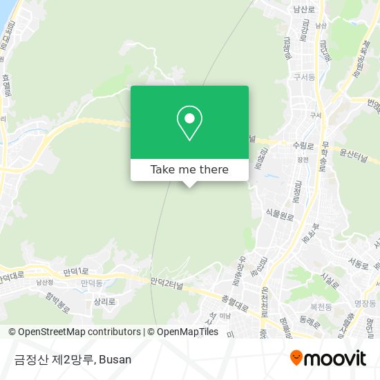 금정산 제2망루 map