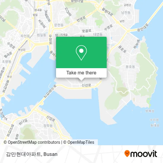 감만현대아파트 map