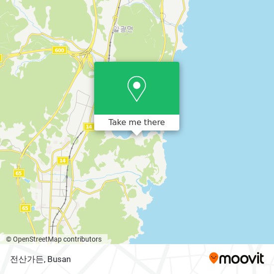 전산가든 map