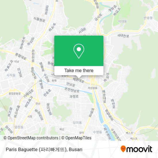 Paris Baguette (파리빠게뜨) map