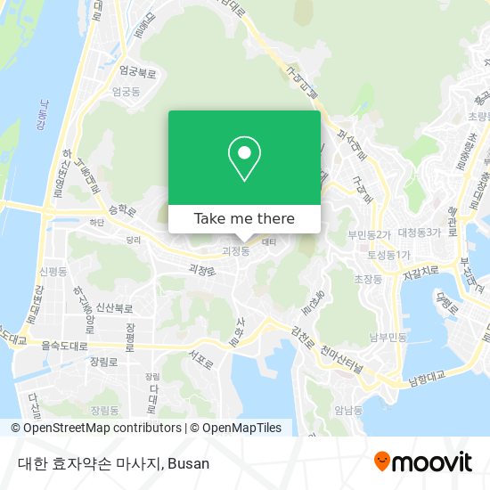대한 효자약손 마사지 map