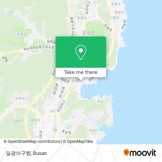 How to Get to 일광아구찜 in 기장군 by Bus?