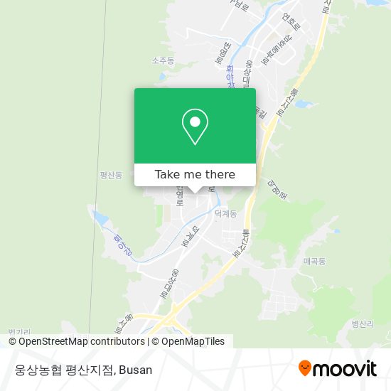 웅상농협 평산지점 map