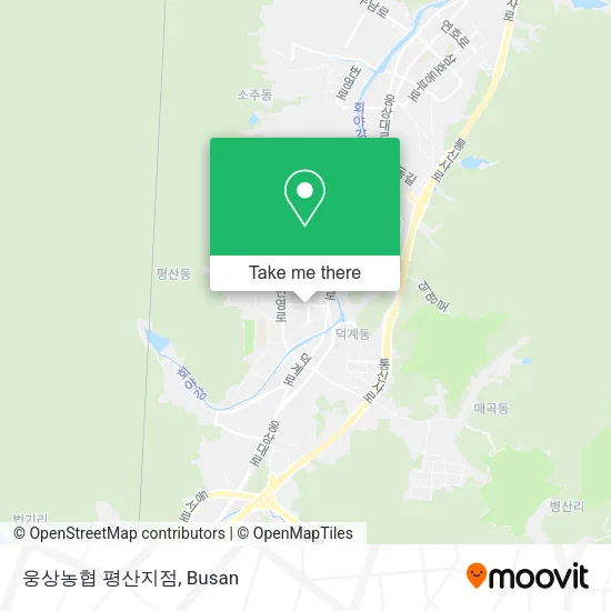 웅상농협 평산지점 map