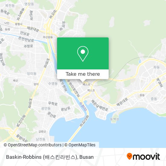 Baskin-Robbins (배스킨라빈스) map