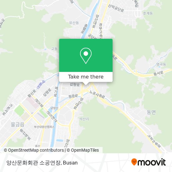 양산문화회관 소공연장 map