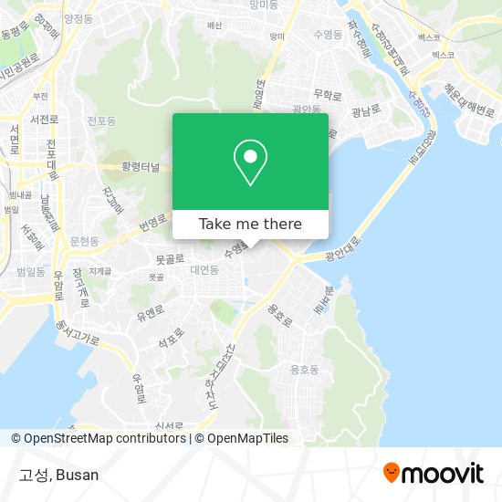 고성 map