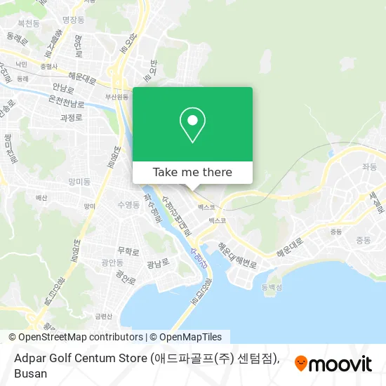 Adpar Golf Centum Store (애드파골프(주) 센텀점) map