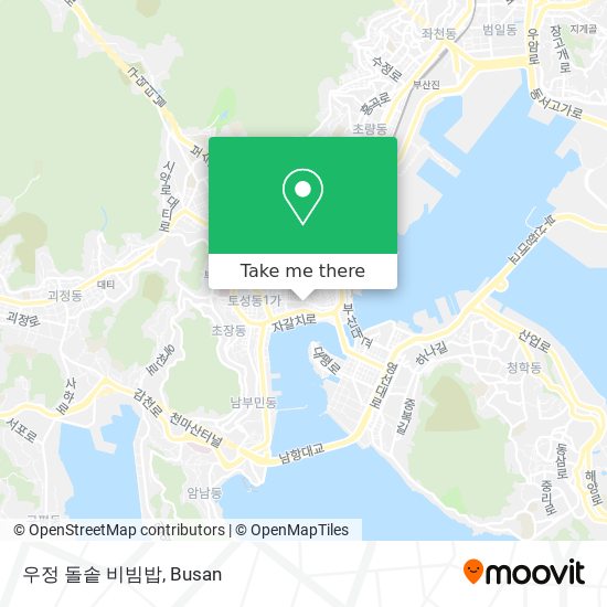 우정 돌솥 비빔밥 map
