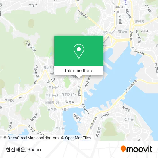 한진해운 map