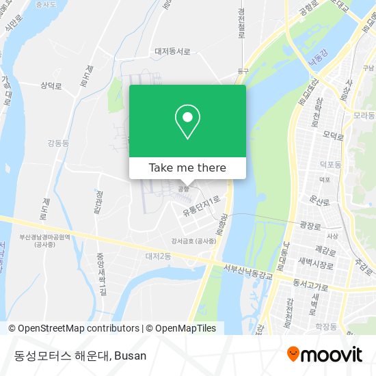 동성모터스 해운대 map