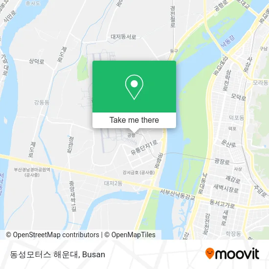 동성모터스 해운대 map