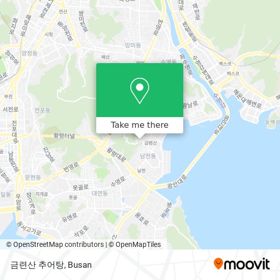 금련산 추어탕 map