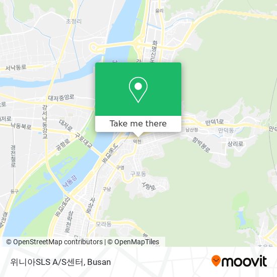 위니아SLS A/S센터 map