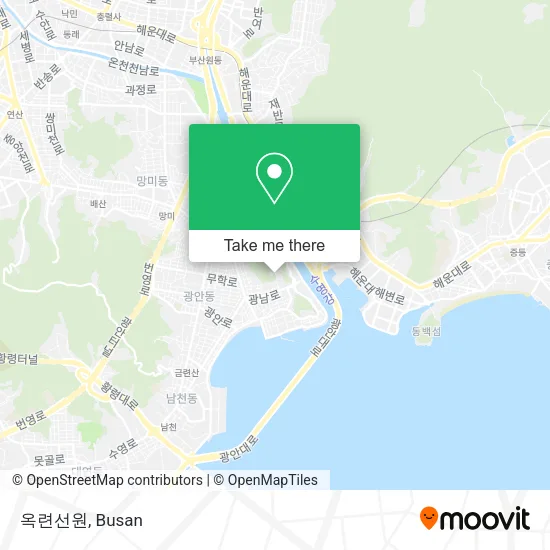 옥련선원 map