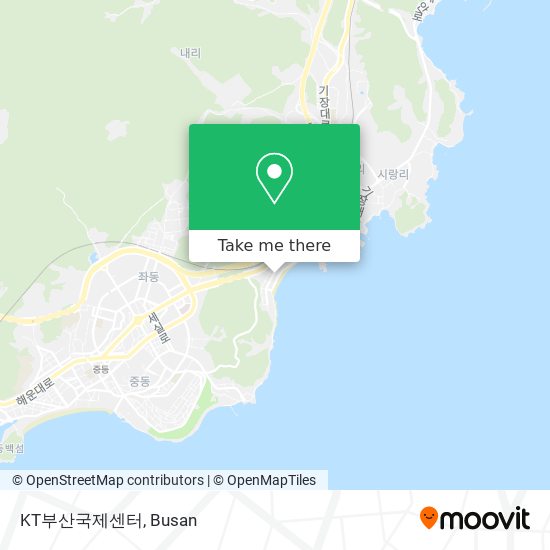KT부산국제센터 map