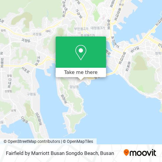 Fairfield by Marriott Busan Songdo Beach map