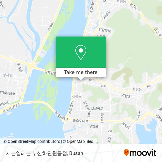 세븐일레븐 부산하단원룸점 map