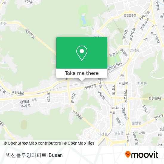 벽산블루밍아파트 map