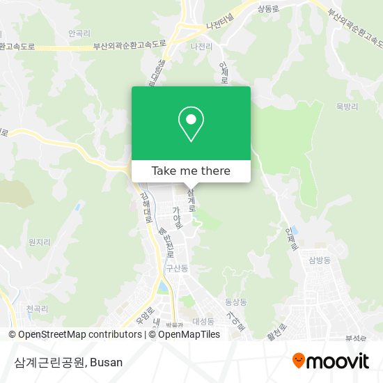 삼계근린공원 map