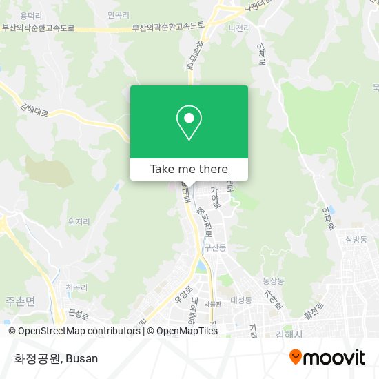 화정공원 map
