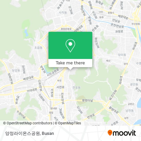 양정라이온스공원 map