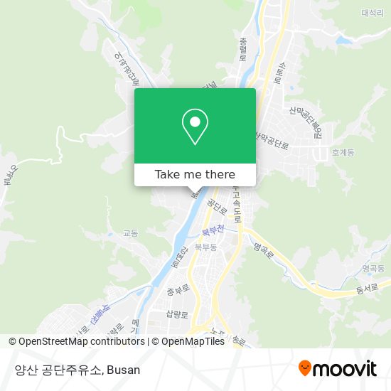 양산 공단주유소 map