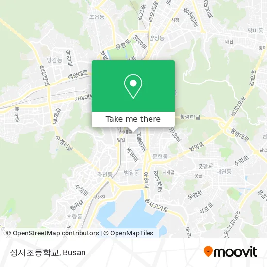 성서초등학교 map