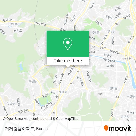 거제경남아파트 map