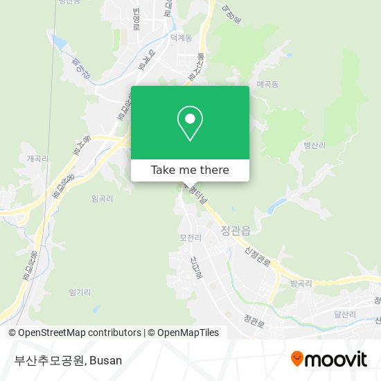 부산추모공원 map