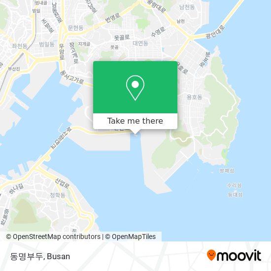 동명부두 map