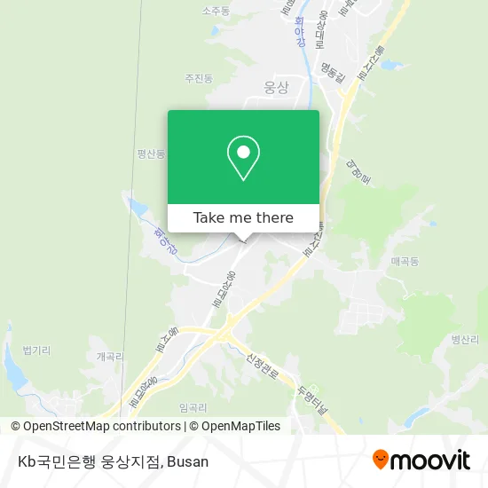 Kb국민은행 웅상지점 map
