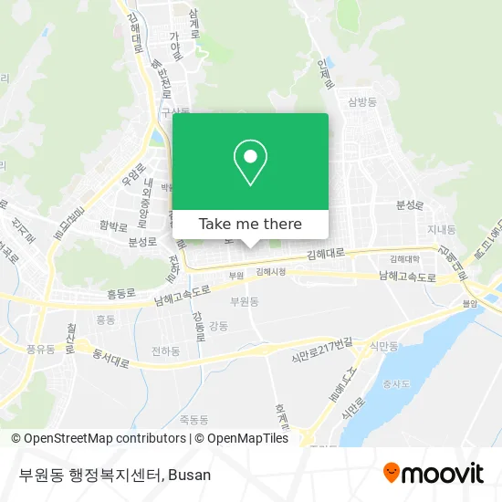 부원동 행정복지센터 map