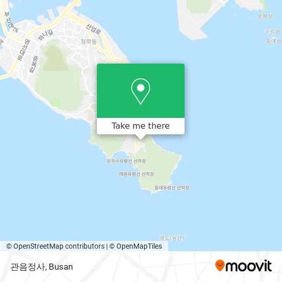 관음정사 map